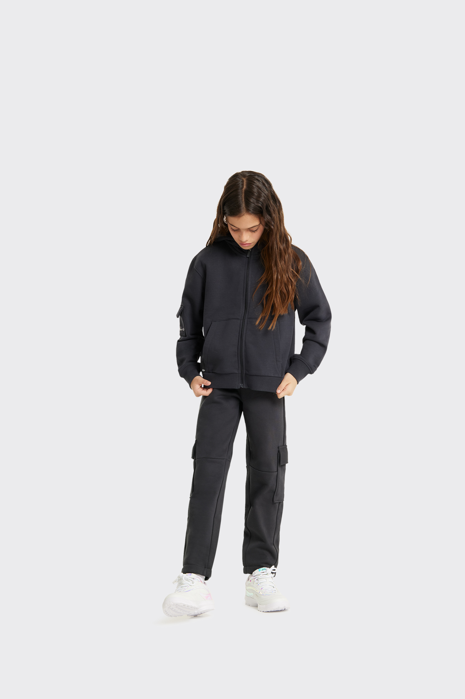 SUDADERA ABIERTA Tenth OVERSIZE NIÑA