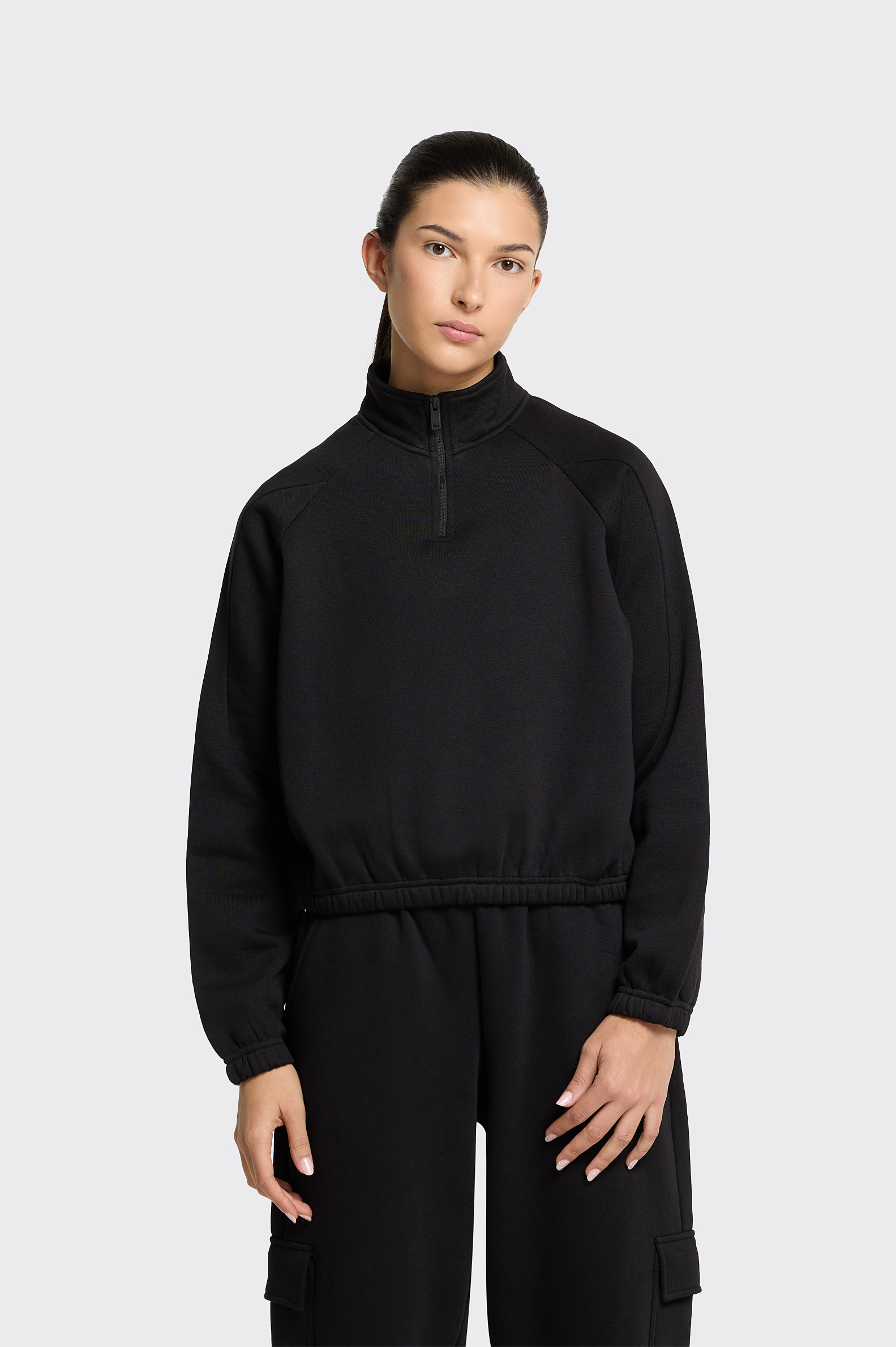 SUDADERA ESSENTIALS Tenth MEDIA CREMALLERA MUJER