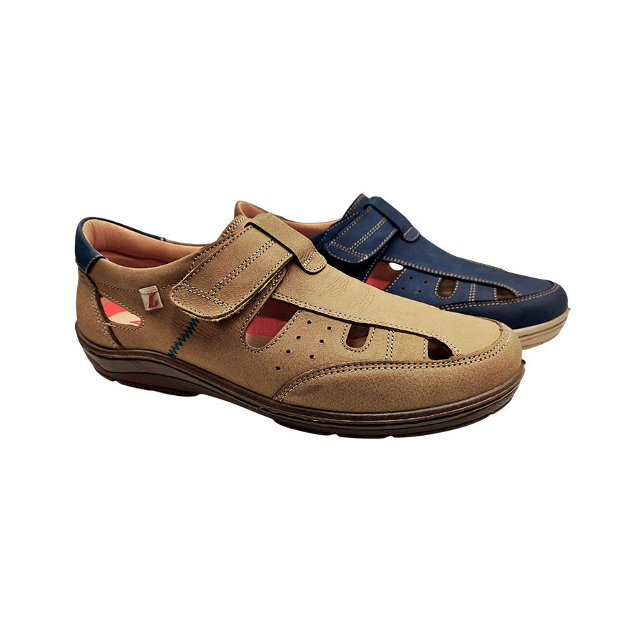 Sandalia Luisetti de hombre en nobuk