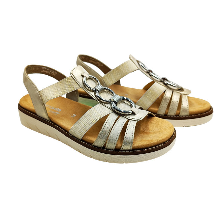 Sandalia vegana con plantilla extraíble por Remonte