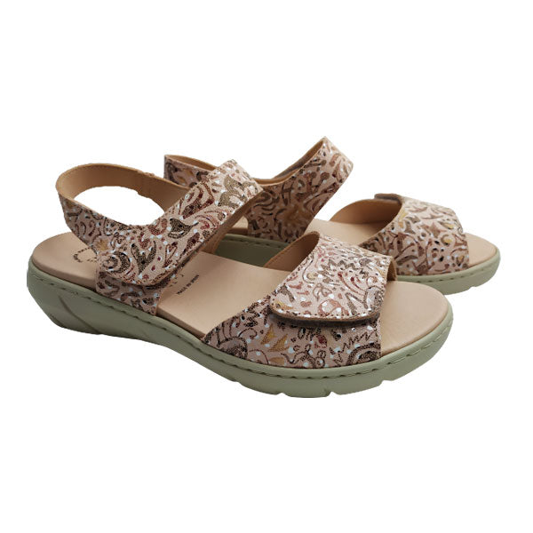 Sandalia velcros estampado C. Puche
