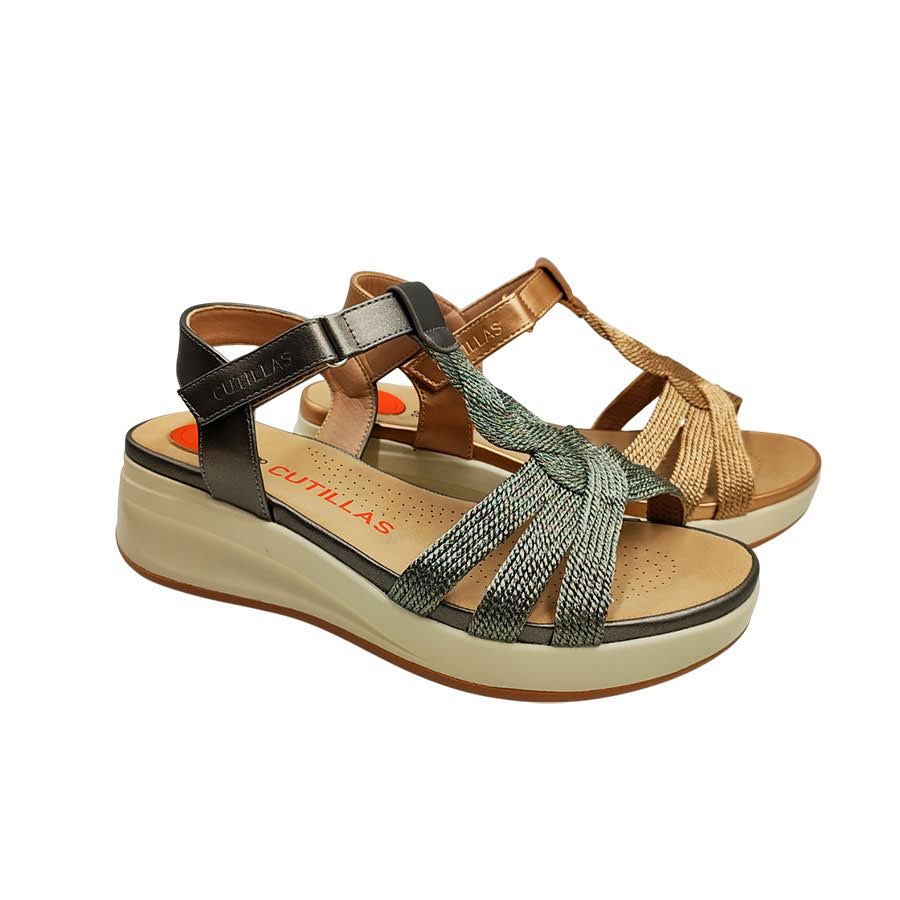 Sandalia con cuña y plataforma Doctor Cutillas