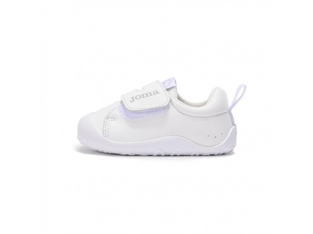 Deportiva piel blanca con velcro TEDDY de Joma