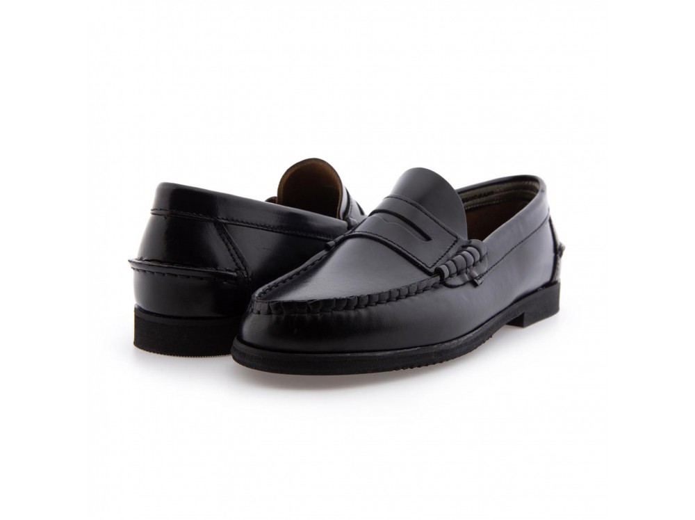 Mocasin piel azul brillante THOU-G Jeromin