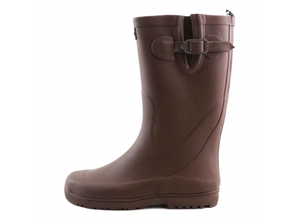 Bota de agua de media caña marrón Aigle