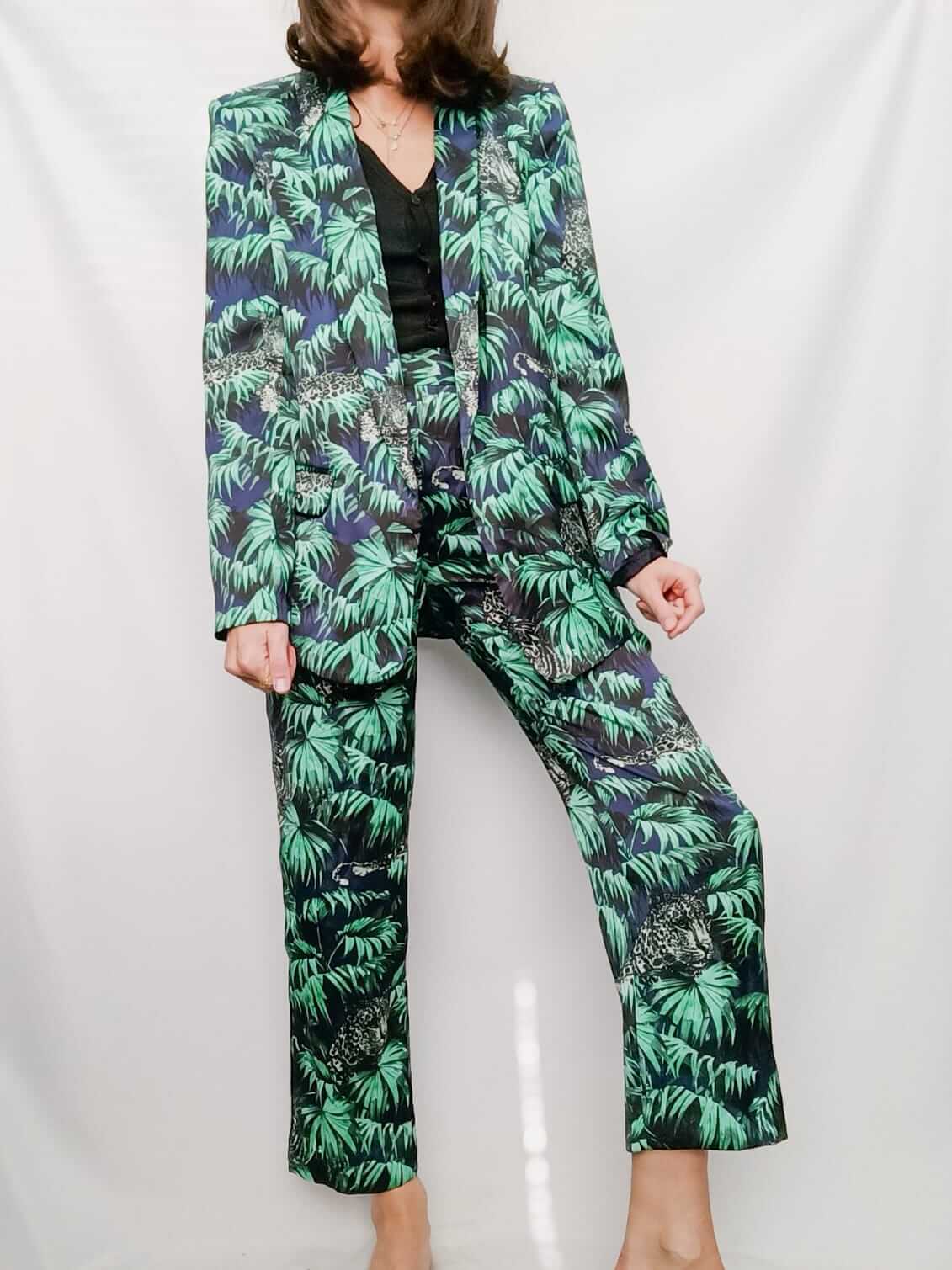 ZARA.Blazer selva T.s