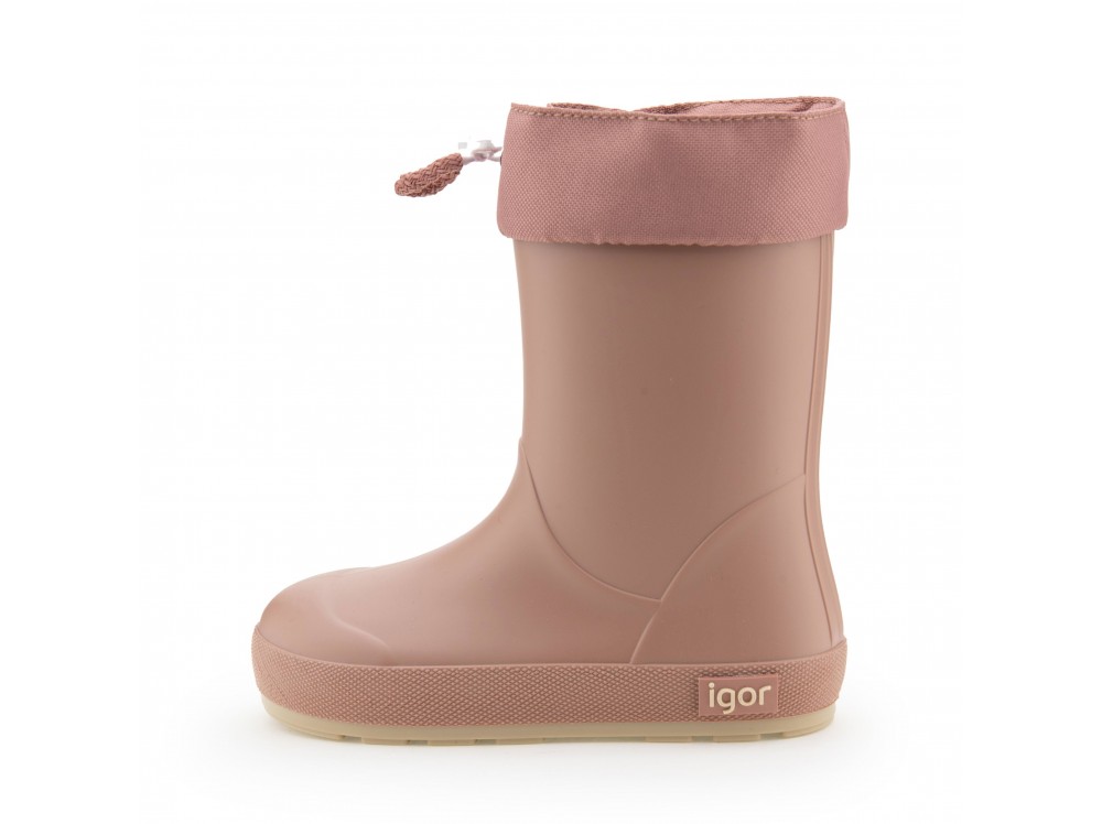 Bota de agua media caña rosa YOGICUELLO de Igor