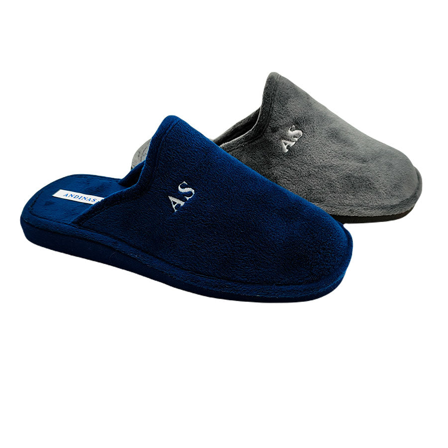 Zapatilla terciopelo liso de Andinas