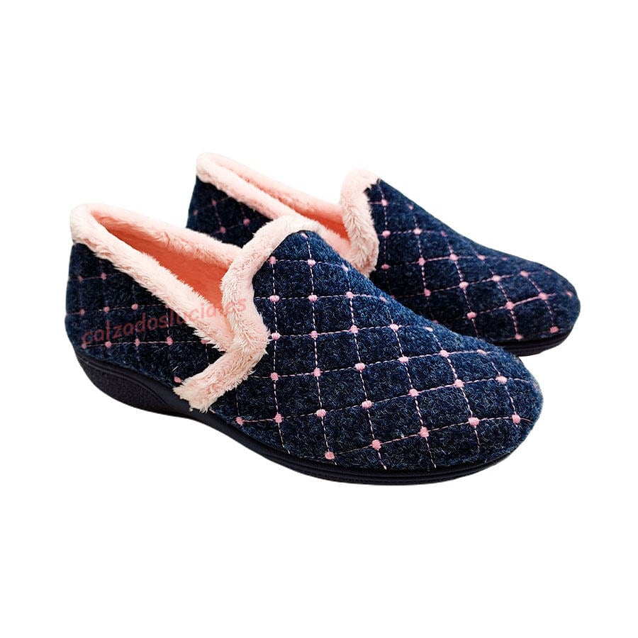 Zapatilla casa abrigada Vulca-Bicha con cuña