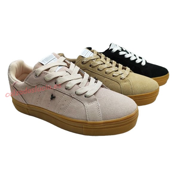 Zapatilla serraje modelo Kiss de Yumas