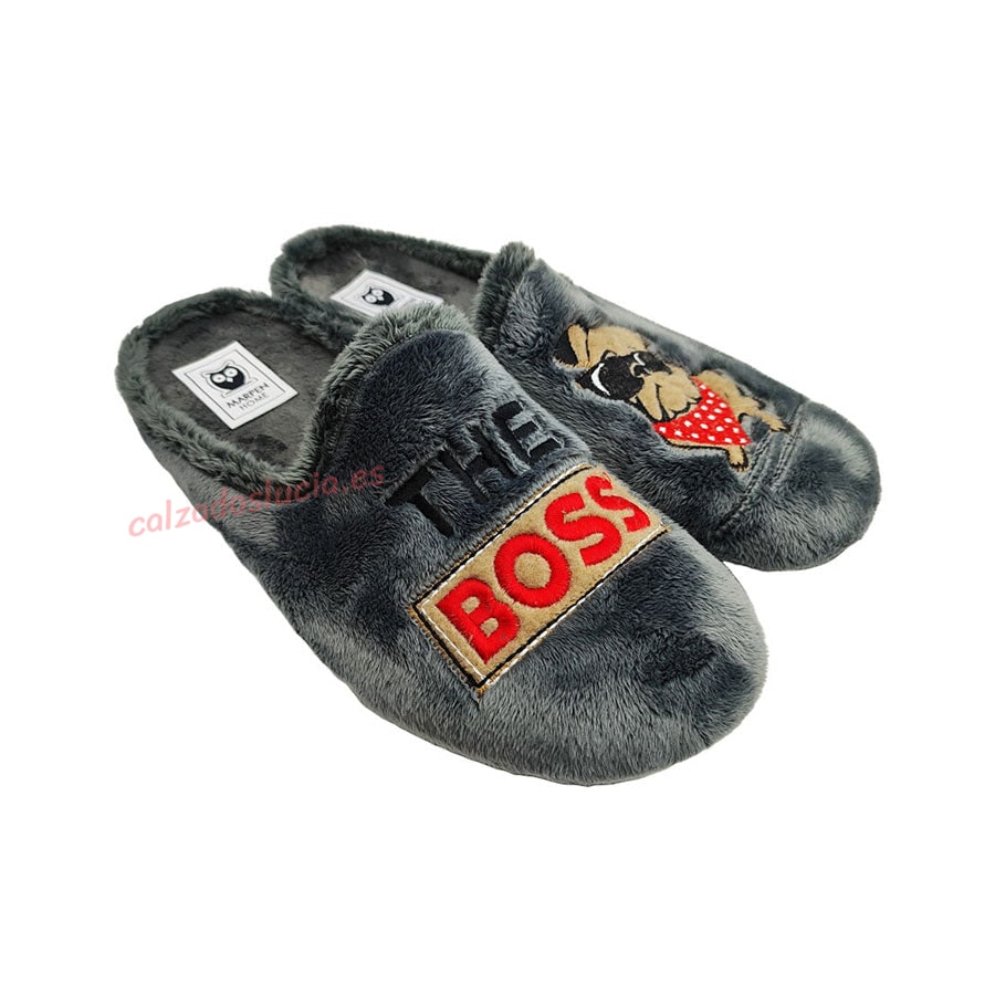 Zapatilla de casa The Boss por Marpen Slippers