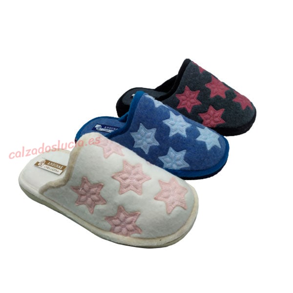 Zapatilla casa algodón ecológico Andinas