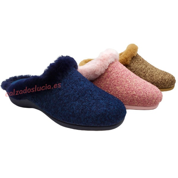 Zapatilla de casa Boho cuña de Marpen Slippers
