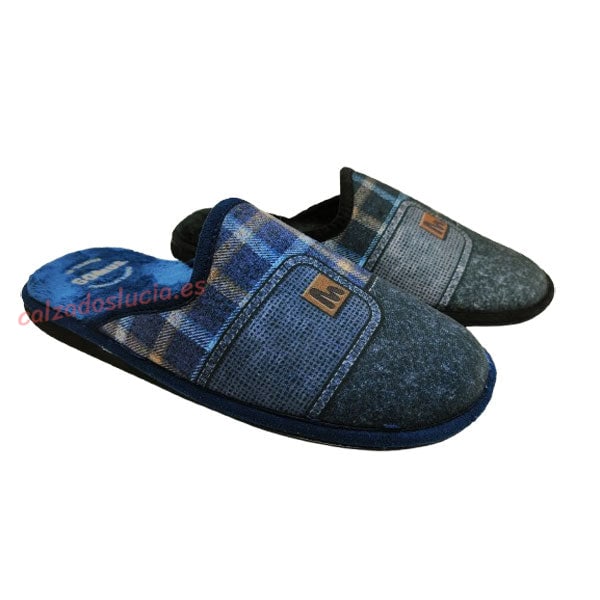 Zapatilla de casa estampado vaquero de Gomus