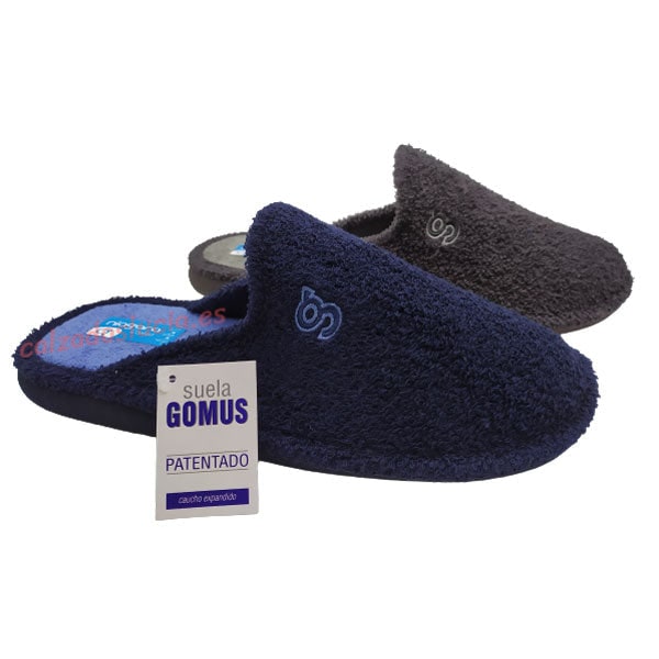 Zapatilla casa rizo Gomus punta cerrada