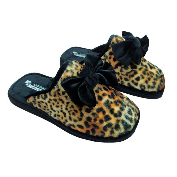 Zapatilla casa leopardo Andinas