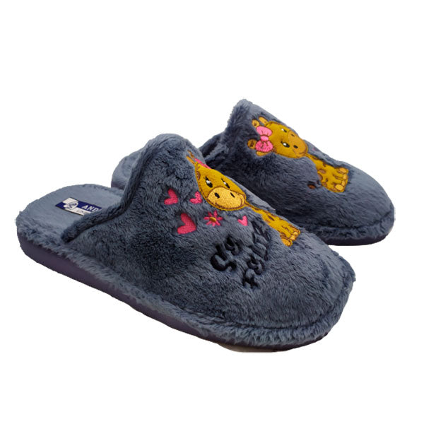 Zapatilla de casa jirafa de Andinas