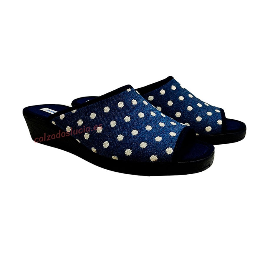 Zapatilla de casa lunares de verano Andinas