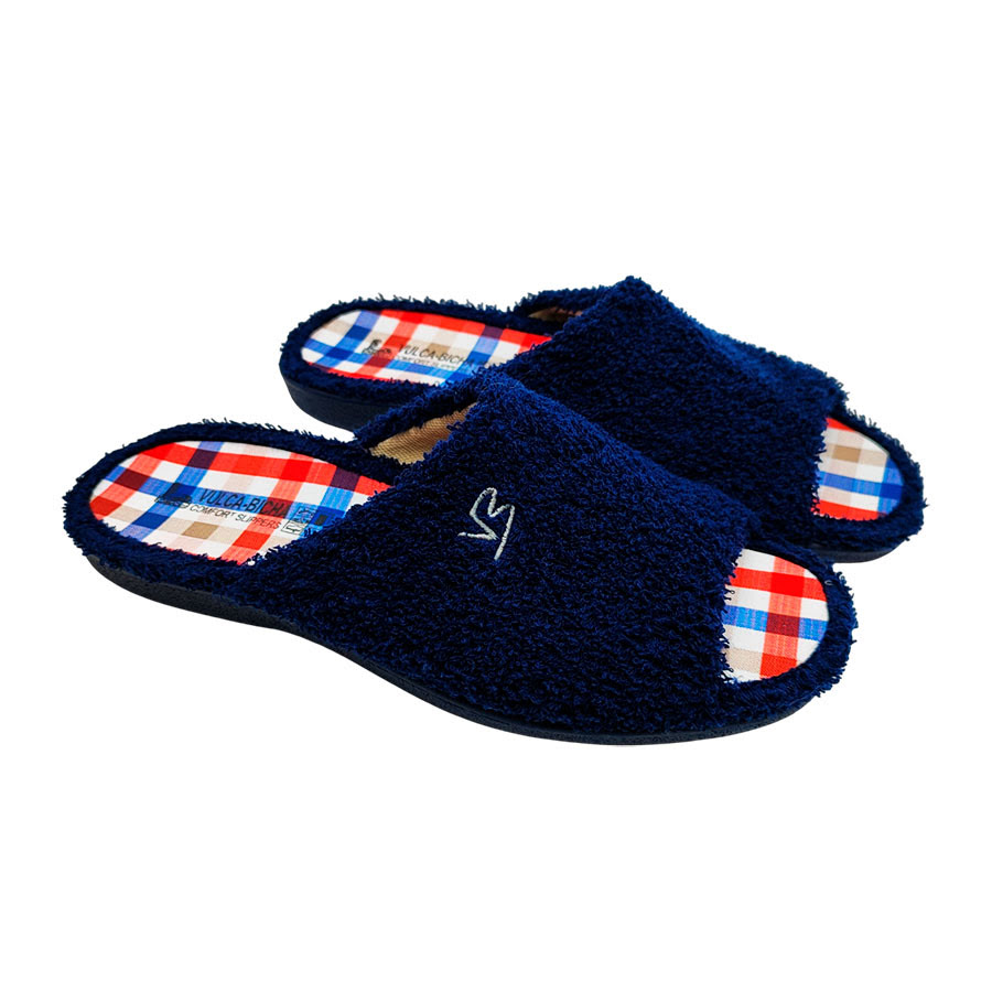 Zapatilla casa de rizo puntera abierta Vulca-Bicha