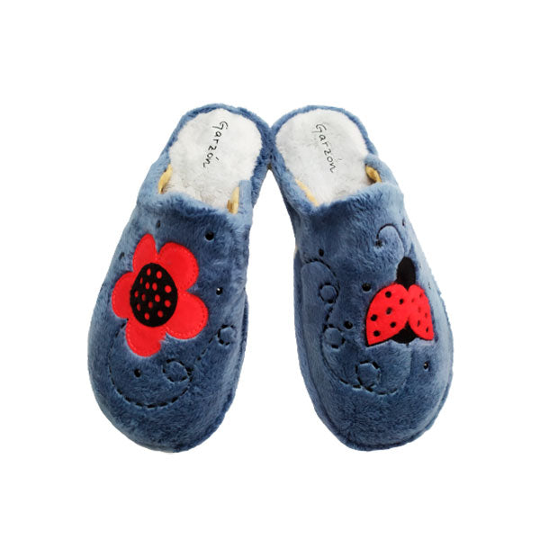 Zapatilla de casa Garzón mariquita