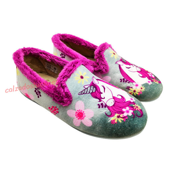 Zapatilla de casa unicornio de Vulca-Bicha