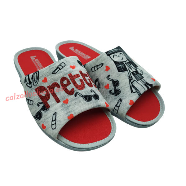 Zapatilla casa lona Pretty de Vulca-Bicha