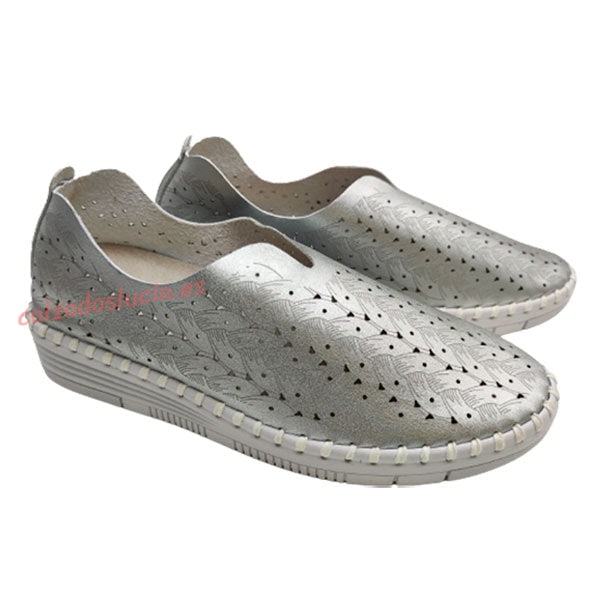 Zapatilla de verano metalizada Yumas