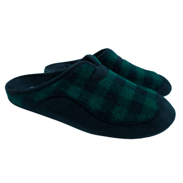 Zapatilla de casa cuadros Garzón