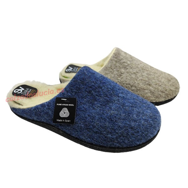 Zapatilla casa lana virgen Salvi Calzados de hombre