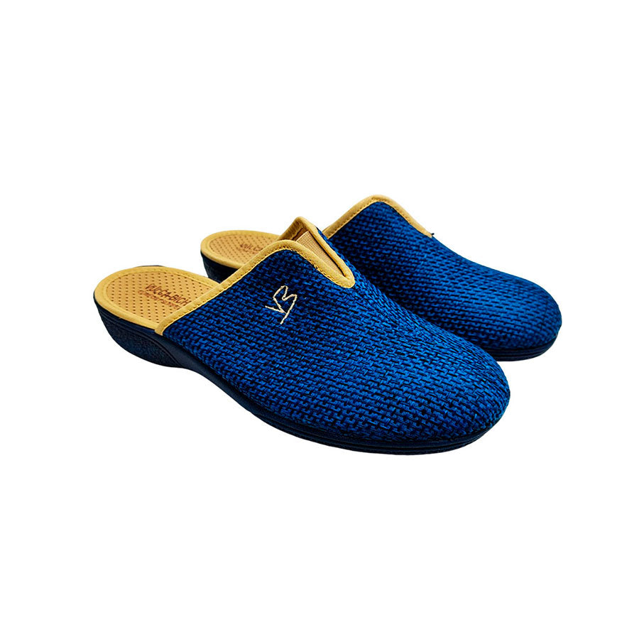 Zapatilla de casa en rafia punta cerrada de verano Vulca-Bicha