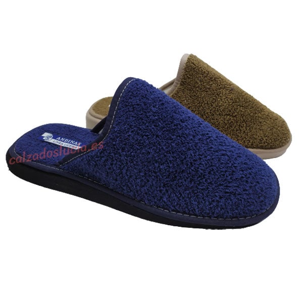 Chinela rizo punta cerrada de Andinas para hombre