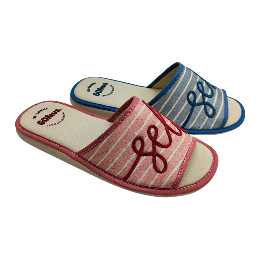 Dulce zapatilla de casa Gomus de lona Self love