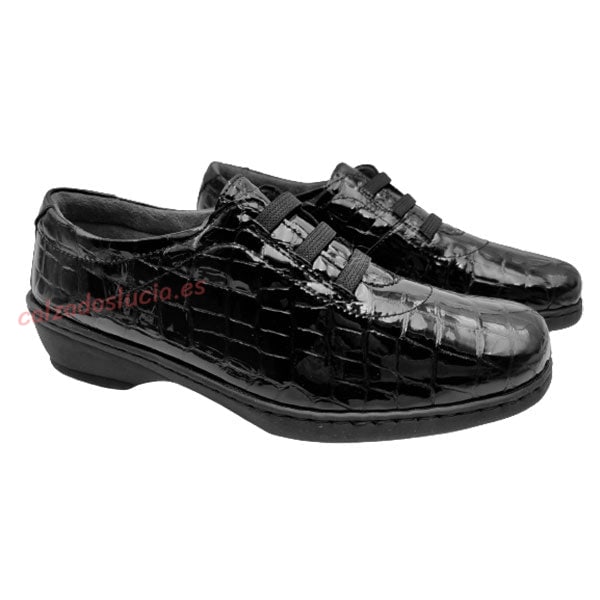 Zapato de charol con gomas Notton