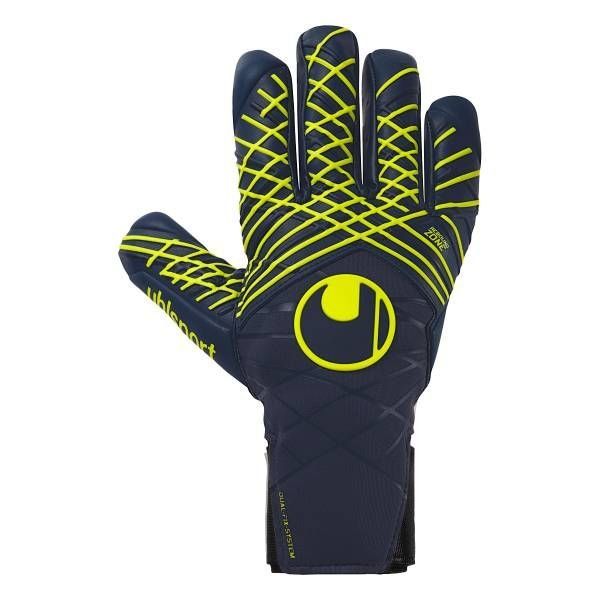 Uhlsport Guantes de portero Prediction Absolutgrip HN - Marina/Blanco/Amarillo fluo