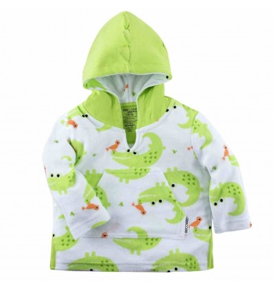 Toalla albornoz Upf50+ Cocodrilo Zoocchini