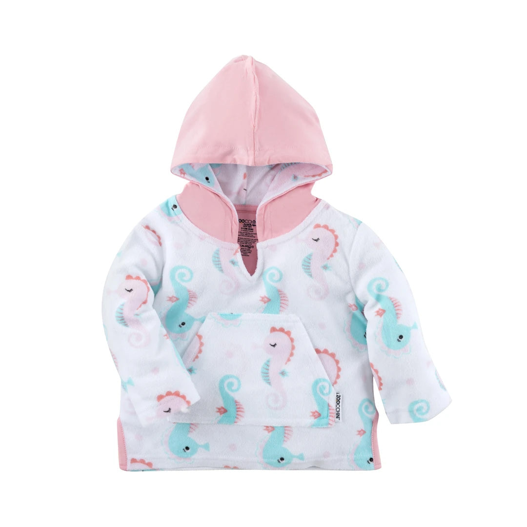 Toalla albornoz Upf50+ Caballito de mar Zoocchini