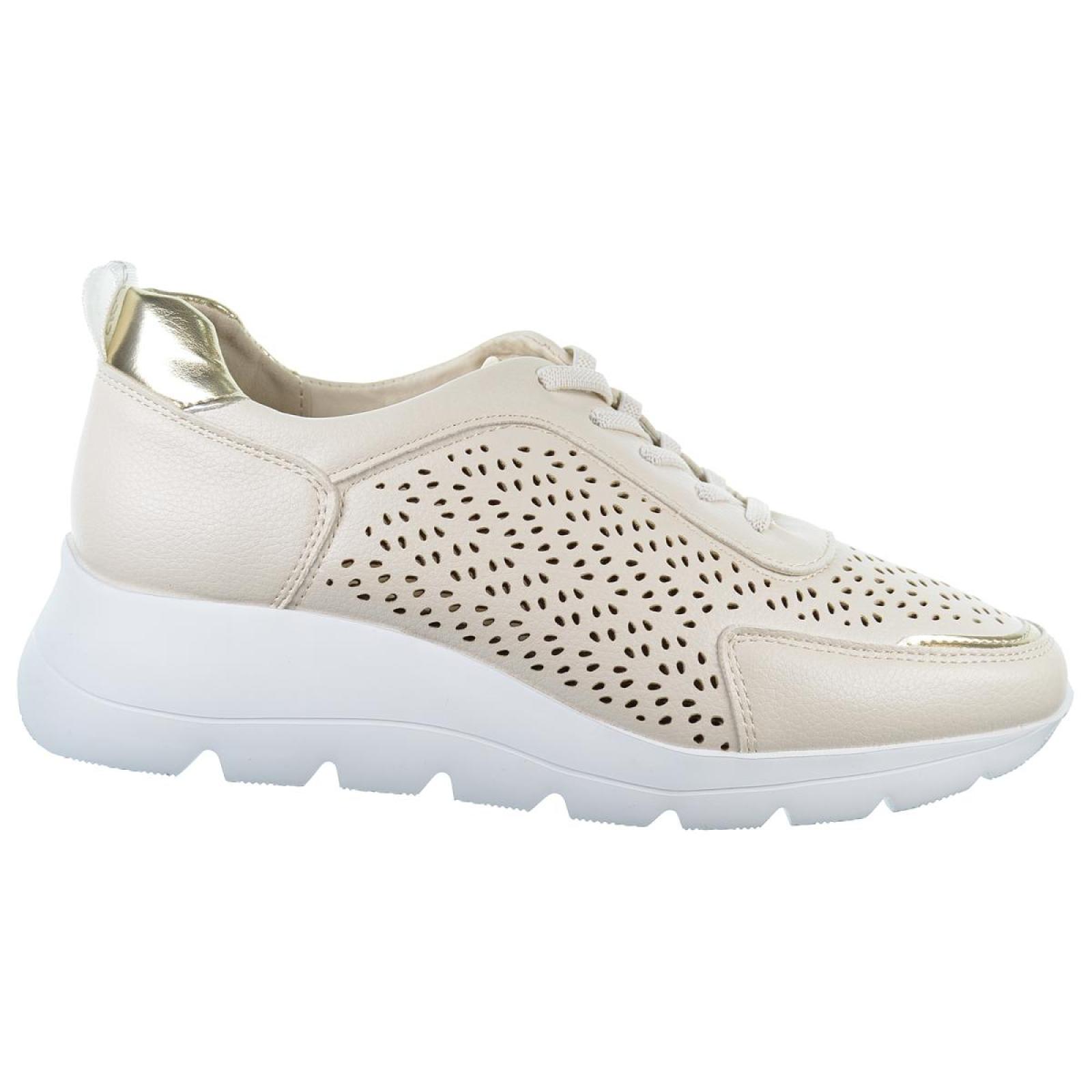 Amarpies 26321 Zapato Casual Confort Cordones Cuña Mujer