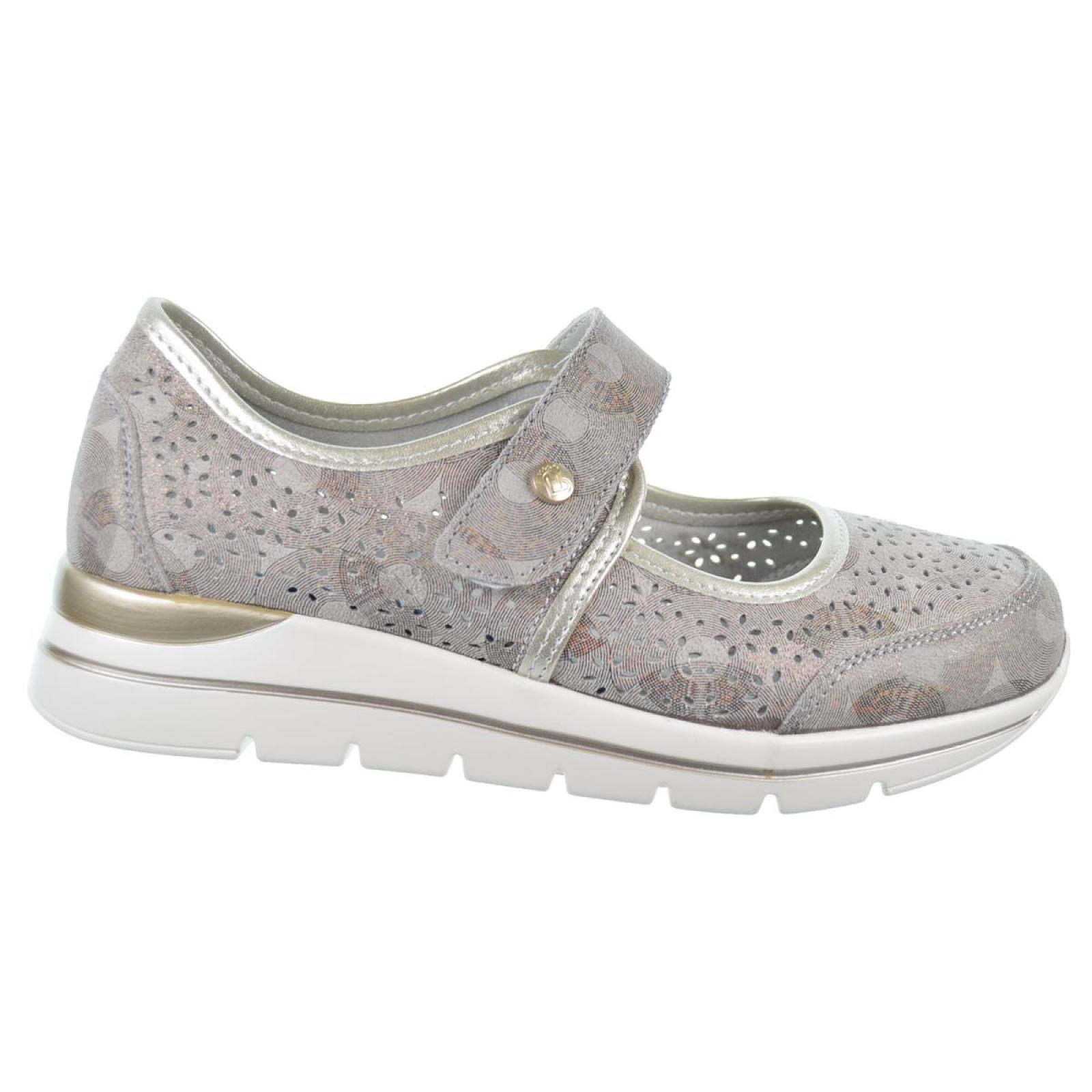 Amarpies 26380 Zapato Piel Merceditas Confort Cuña Mujer