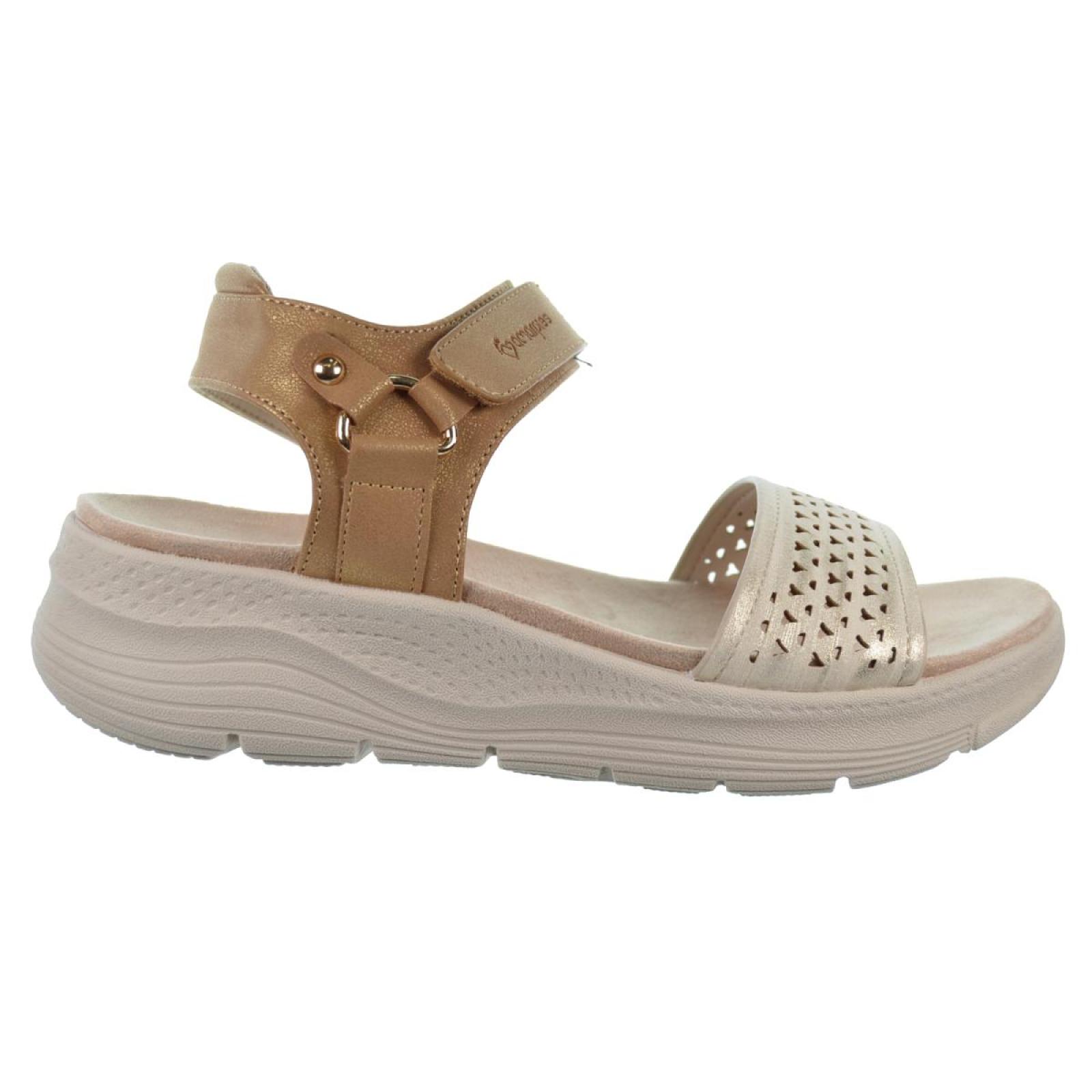 Amarpies 26559 Sandalia Confort Plataforma Mujer