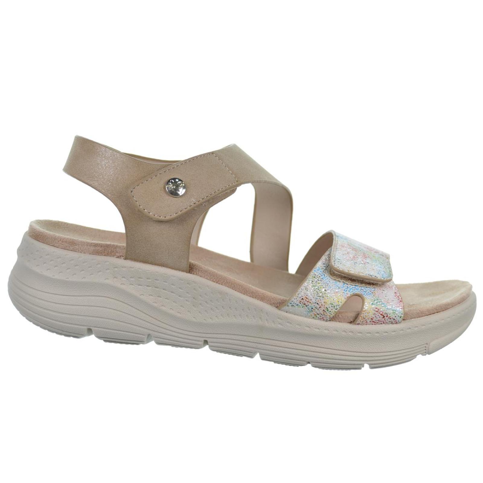 Amarpies 26561 Sandalia Cuña Plataforma Confort Mujer