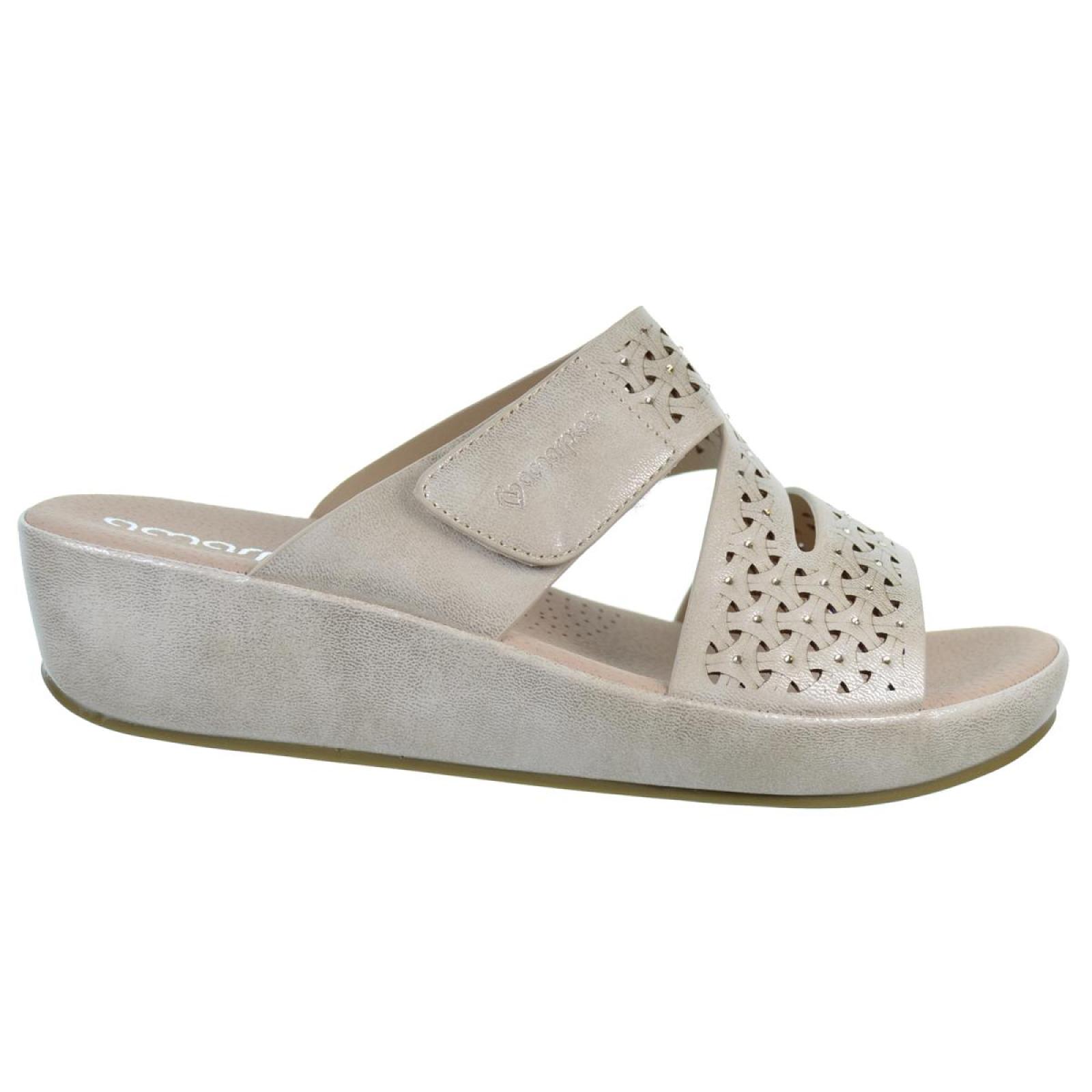Amarpies 26750 Sandalia Cuña Confort Pies Delicados Mujer