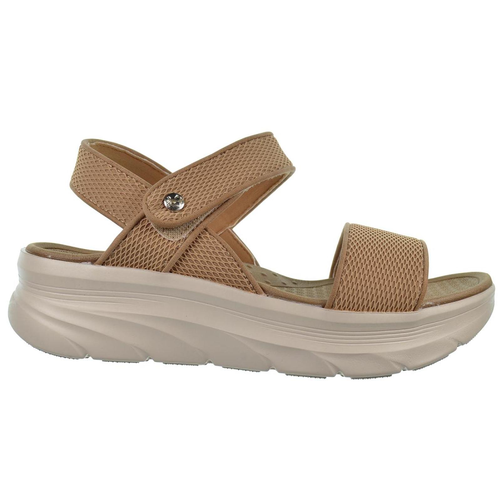 Amarpies 28651 Sandalia Confort Textil Cuña Plataforma Mujer