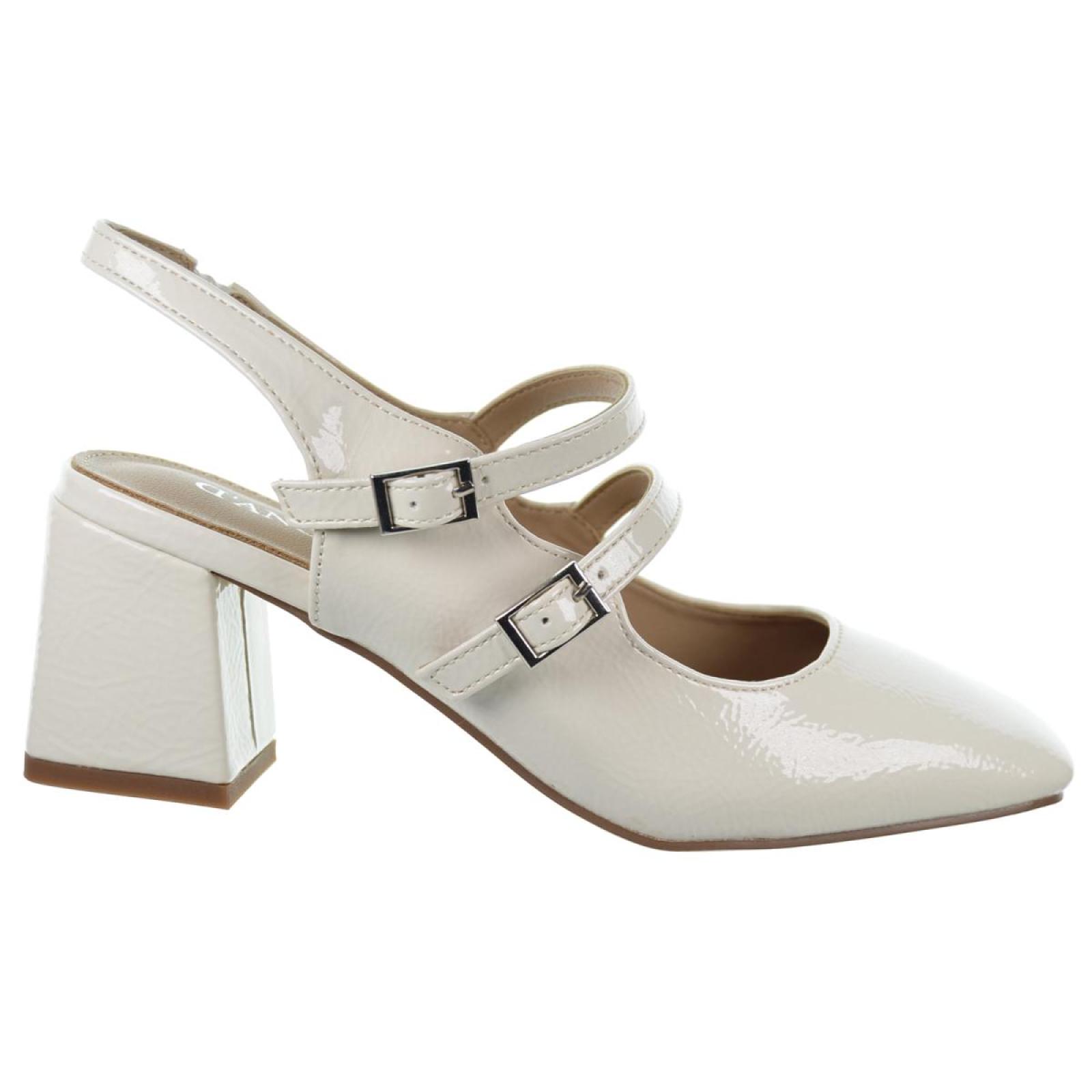 D´angela 26131 Zapato Charol Tacón Antideslizante Mujer