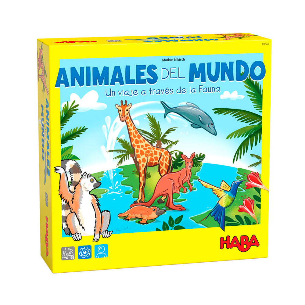 Juego de mesa - animales del mundo Haba