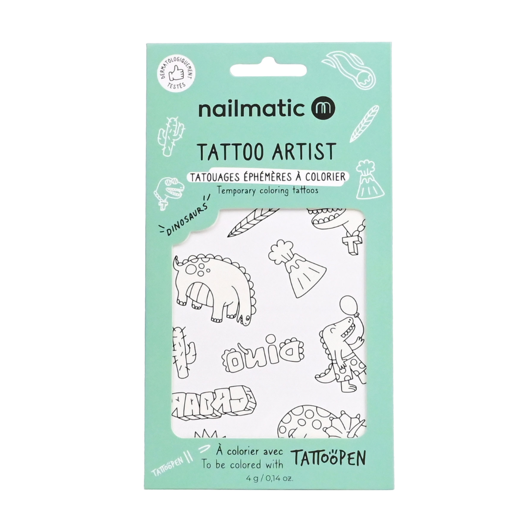 Tatuajes del Mundo de los Dinosaurios Nailmatic