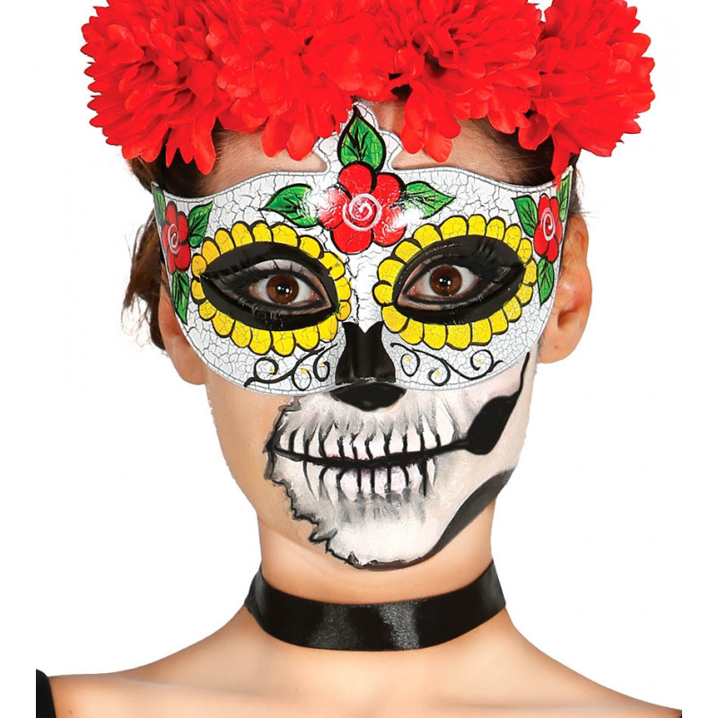 Antifaz Día de los Muertos - Antifaz Catrina-12907