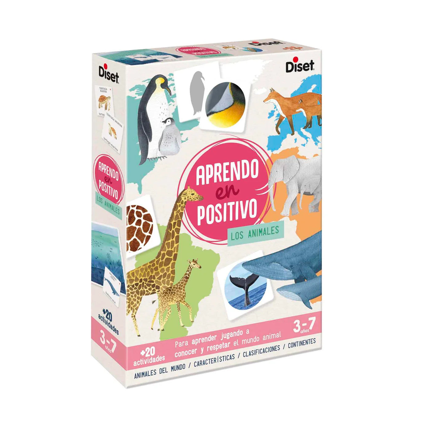 Juego Aprendo en positivo los animales - Diset