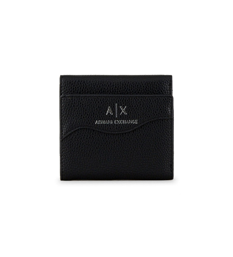 Armani Exchange Billetera Tri negro