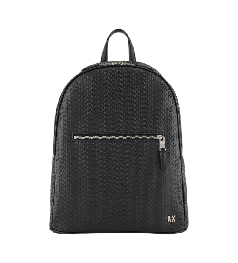 Armani Exchange Mochila logo negro