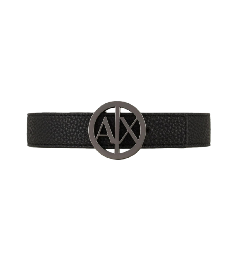 Armani Exchange Cinturón negro
